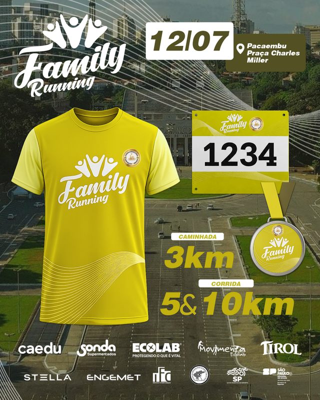 Family Running promove inclusão no Pacaembu