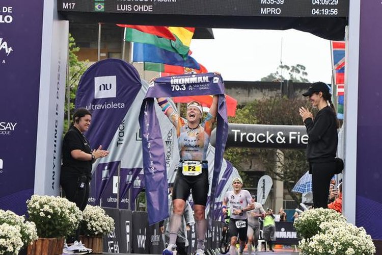 Felipe Toldi e Rachel Olson vencem IRONMAN 70.3 São Paulo