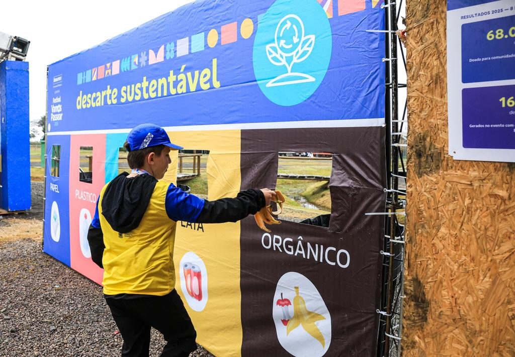 Festival Vamos Passear recicla quase meia tonelada de resíduos