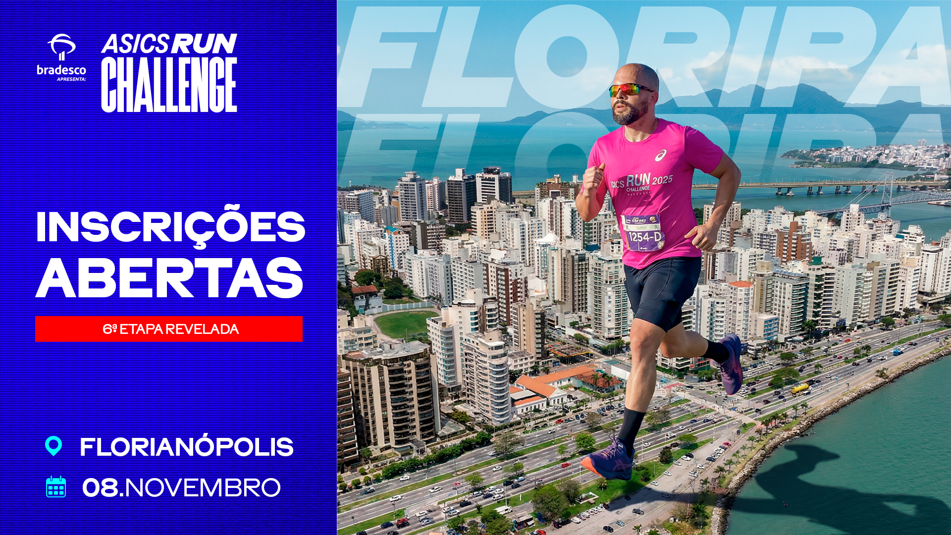 Fim do mistério: Florianópolis irá receber a última etapa do Circuito ASICS Run Challenge 2026