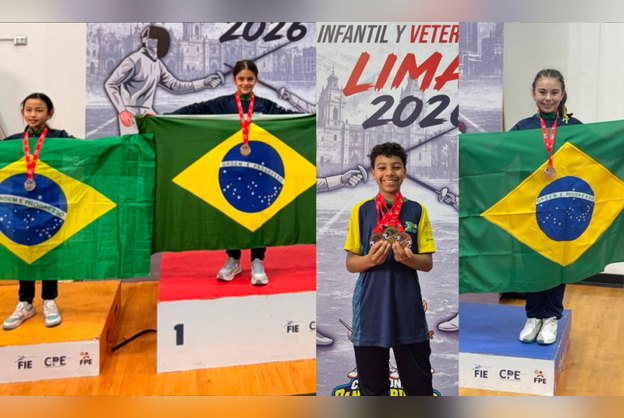 Final brasileira na espada feminina é destaque do quinto dia do Pan-Americano Infantil e Veterano de Esgrima