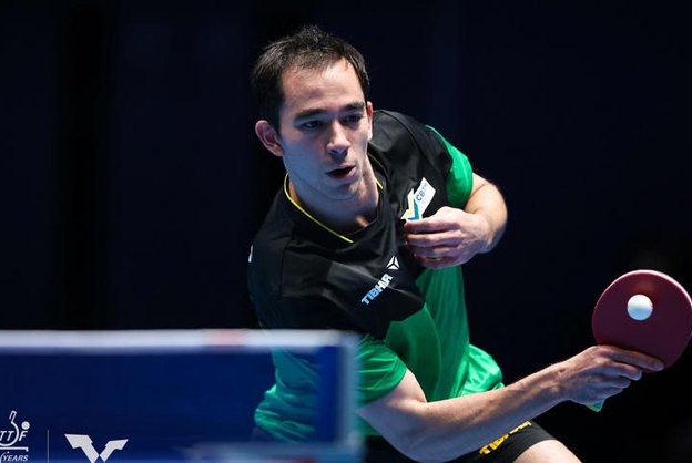 Hugo Calderano supera Nicholas Lum e avança no WTT Champions Macau - Confederação Brasileira de Tênis de Mesa
