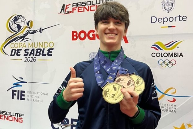 Marcus Pinto vira líder mundial no cadete e sabristas sobem no ranking da FIE após Copa do Mundo