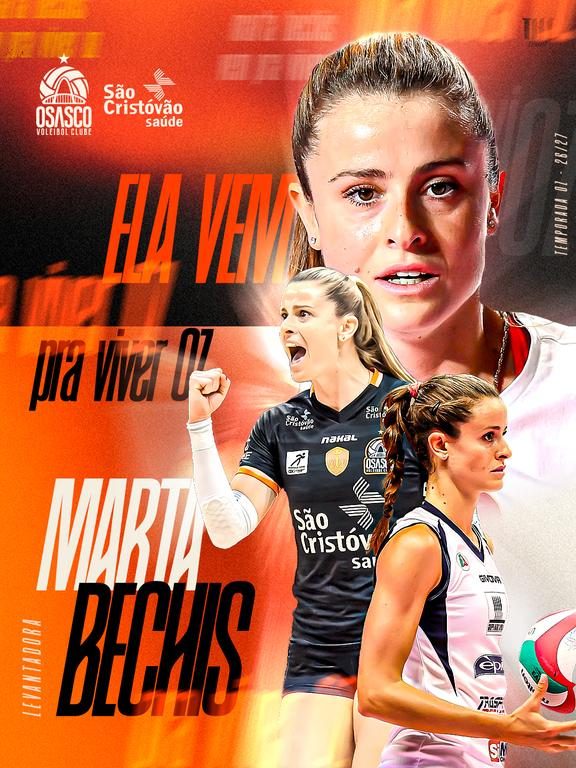 Marta Bechis é a nova levantadora do Osasco