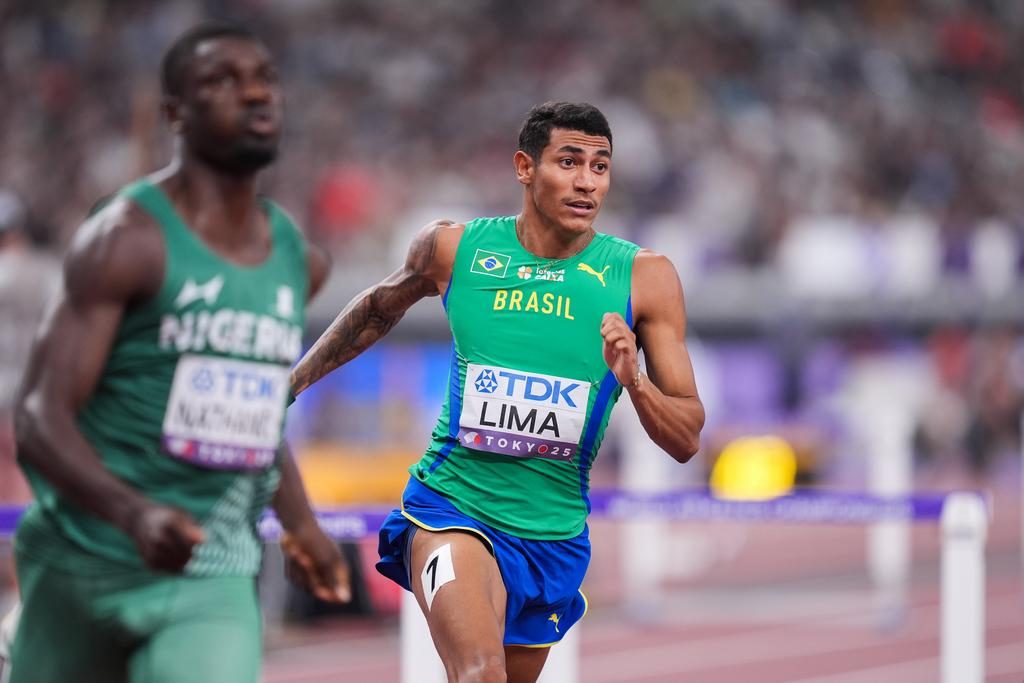 Matheus Lima brilha em Ostrava com vitória nos 400 m com barreiras