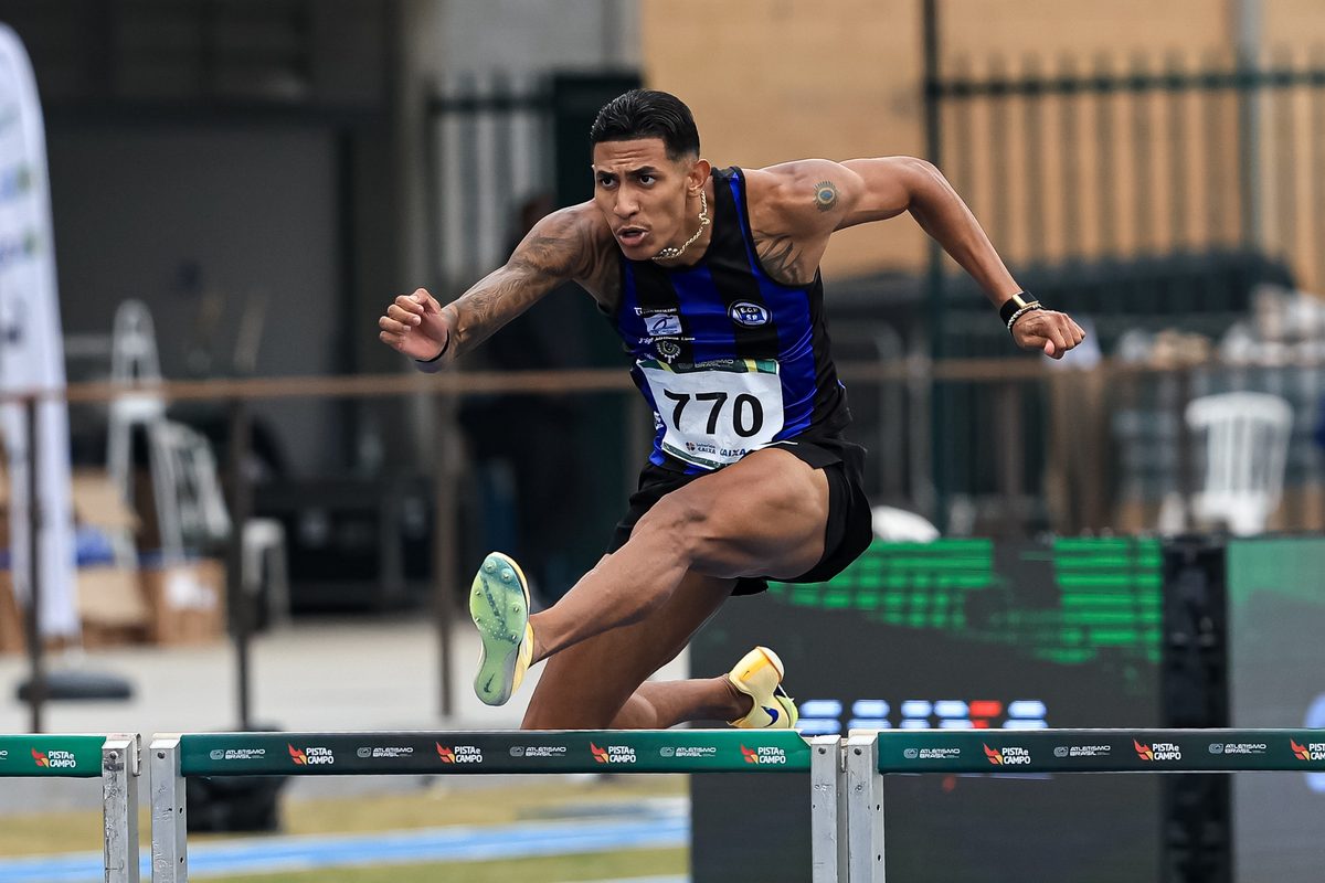 Matheus Lima quebra recorde e avança para final dos 400m com barreiras