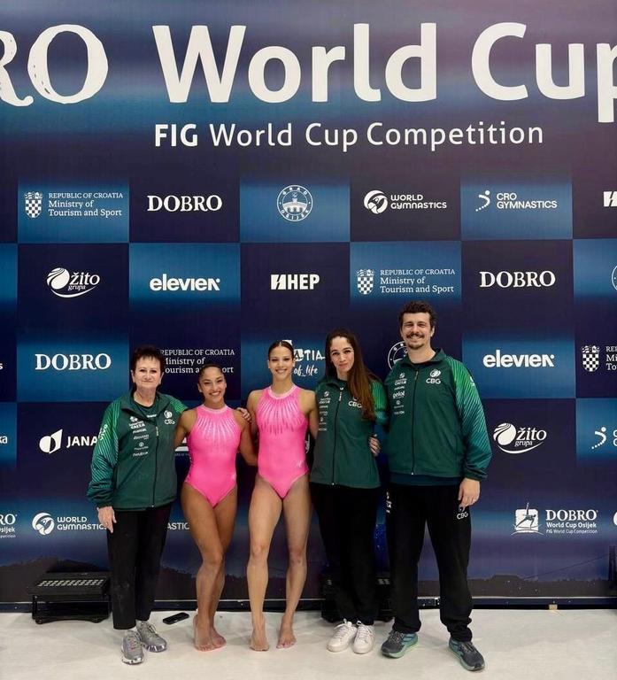 Medalhista olímpica Julia Soares e Gabriela Barbosa competem em Osijek