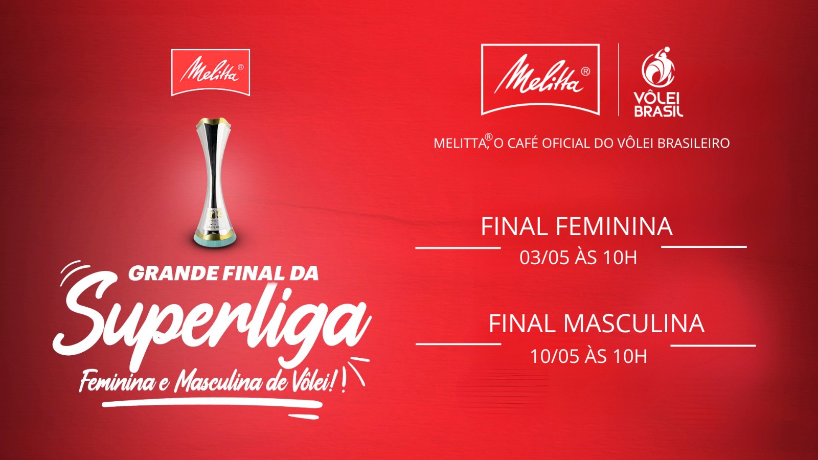 Melitta® Agita Finais da Superliga de Vôlei