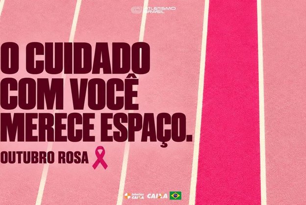Atletismo Brasil adere ao Outubro Rosa e reforça cuidados com a saúde da mulher