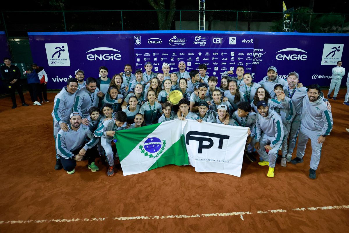 Paraná é campeão da Copa das Federações de Tênis 2026