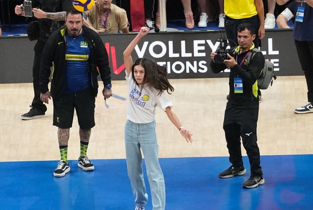 Sacada do Bem no Sul-Americano de Vôlei