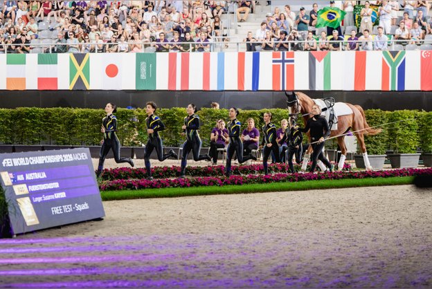 Seleção Brasileira de Volteio brilha no Mundial de Aachen 2026