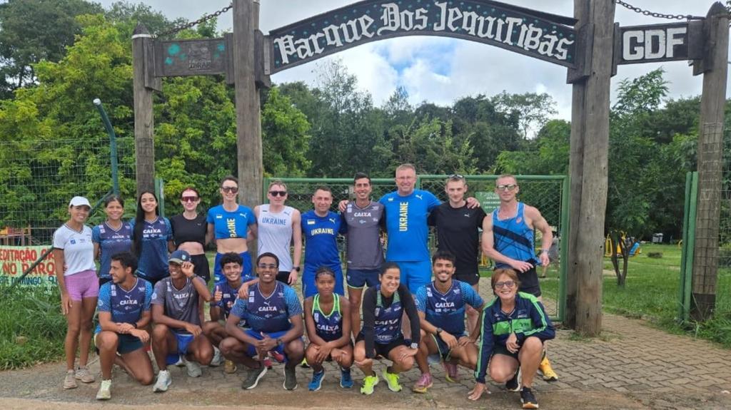 Seleção da Ucrânia treina em Sobradinho (DF) para o Mundial de Marcha Atlética