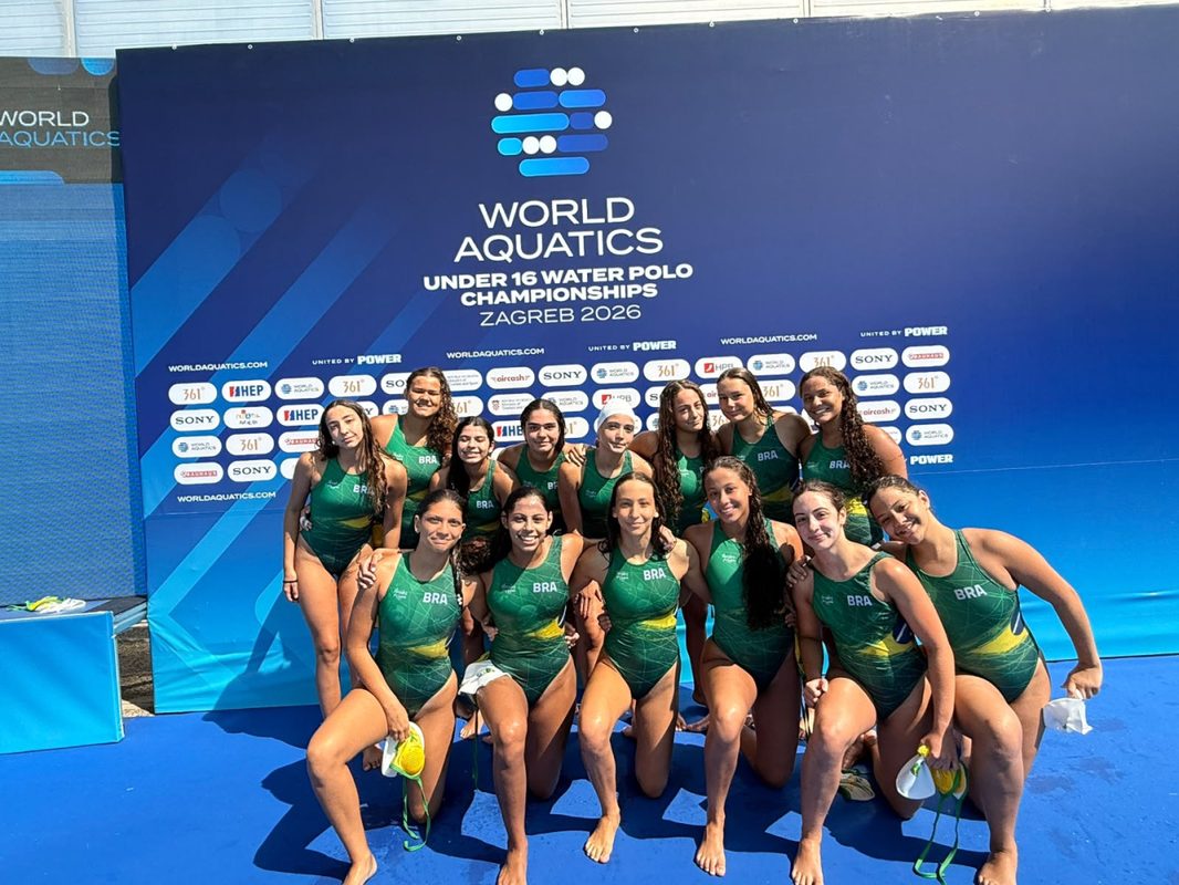 Seleção Feminina Sub-16 de Polo Aquático encerra Mundial