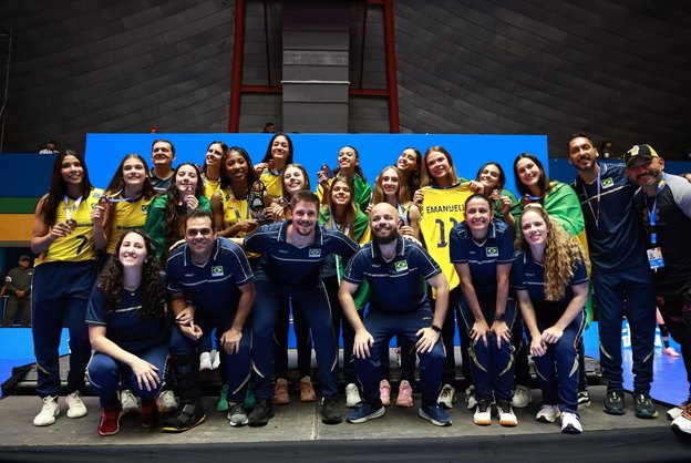 Seleção sub-19 feminina conquista bronze no Sul-Americano e vaga no Mundial