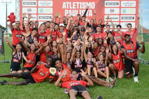 SESI-SP conquista título geral do Campeonato Paulista Sub-16 de Atletismo