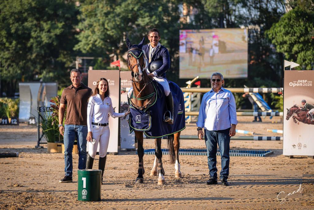 Stephan Barcha vence a concorrida preparatória do GP no JHSF Open na Hípica Paulista de olho no Odesur 2026