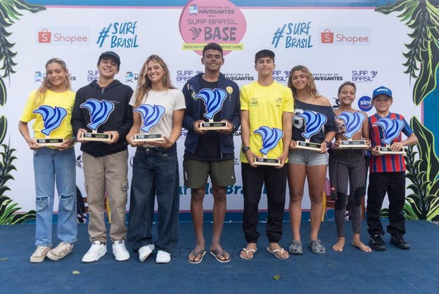 Surfistas do Nordeste dominam títulos no Surf Brasil Base 2026