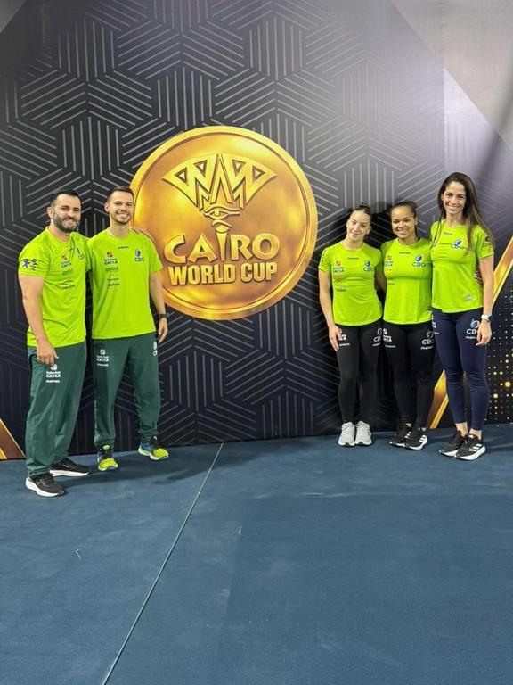 Thaís Fidelis e Luiza Abel representam o Brasil na etapa do Cairo da Copa do Mundo por aparelhos