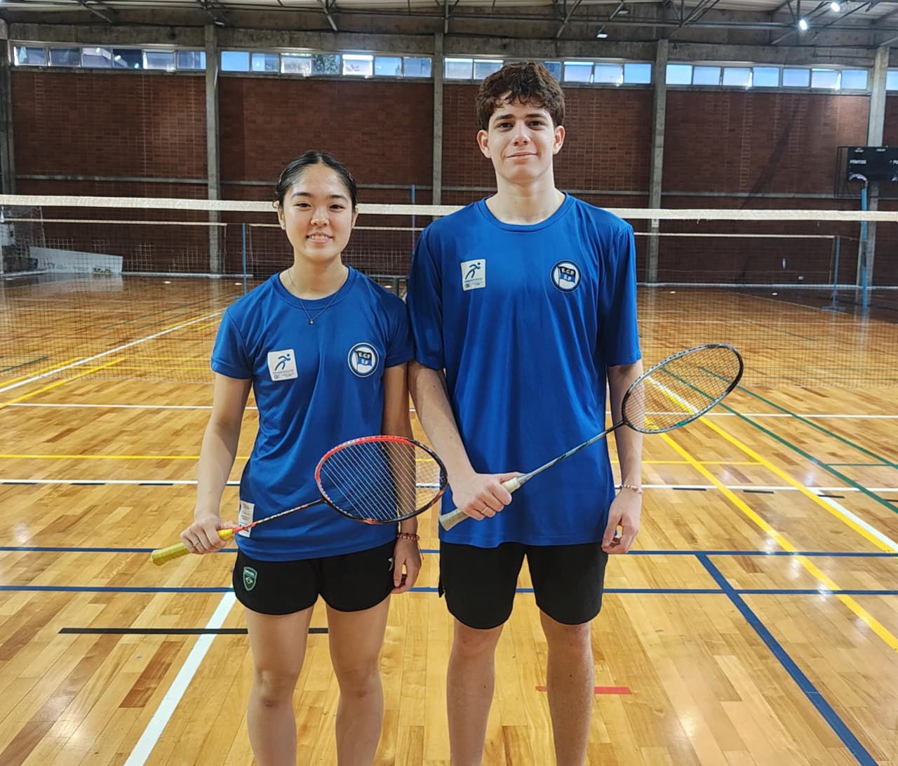 Vivian Iha e Fhelipe Lennon no Pan-Americano de Badminton