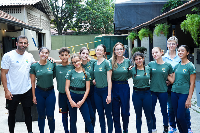 Agnes Werhahn, técnica internacional, ministrou curso de Volteio em SP de olho no Mundial 2026 e no Projeto Social Haras Endurance