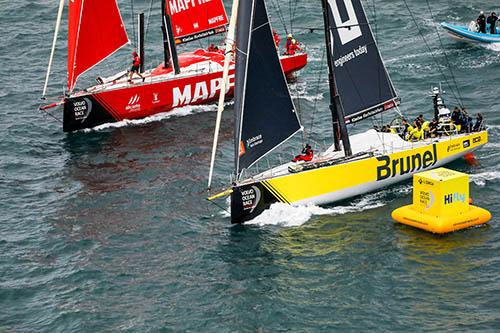 Team Brunel vence Mirpuri Foundation In-Port Race de Lisboa / Foto: Ainhoa Sanchez/Volvo Ocean Race