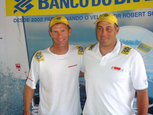 Depois dos títulos da três competições que já disputaram em 2011,  Robert Scheidt e Bruno Prada,  seguem para uma série de competições fora do País / Foto: Local
