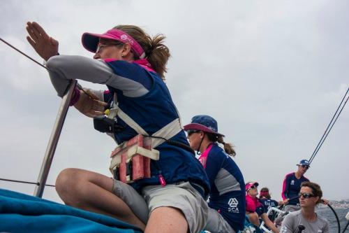 Mulheres surpreendem e lideram etapa da Volvo Ocean Race / Foto: Anna-Lena Elled / Team SCA / Volvo Ocean Race