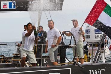 Time árabe faz a festa / Foto: Ian Roman / Volvo Ocean Race