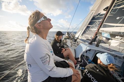 Equipes têm opção de não relatar posição no mar e poder enganar adversários com melhor rota por 24 horas / Foto: Sam Greenfield/Volvo Ocean Race