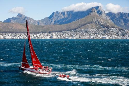Barco espanhol completou o percurso de Lisboa, em Portugal, até a Cidade do Cabo, na África do Sul, em 19 dias, 1 hora e 10 minutos / Foto: Ainhoa Sanchez/Volvo Ocean Race