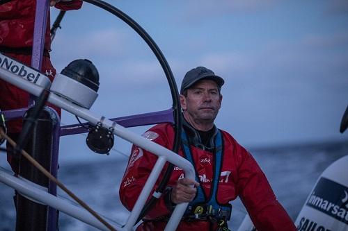 A equipe do Akzonobel anunciou a entrada de Brad Jackson para substituir Simeon Tienpont na função de skipper. Neozelandês já fazia parte da tripulação / Foto: James Blake/Volvo Ocean Race