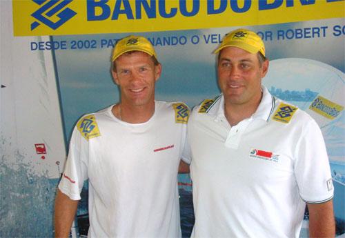 Os velejadores Robert Scheidt e Bruno Prada seguem na liderança do ranking mundial da classe Star / Foto: Divulgação
