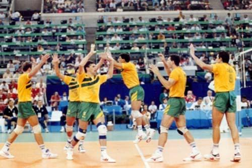COB comemora 20º aniversário da medalha de ouro de Rogério Sampaio e do vôlei masculino/ Foto: COB