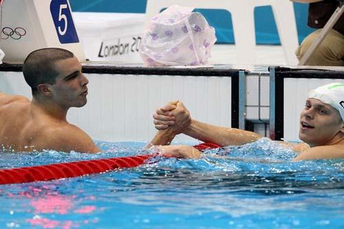 Brasil classifica dois nadadores para a final 50m livre: Cielo tem o melhor tempo e Fratus, o quarto/ Foto: Divulgação