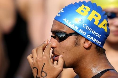 Allan do Carmo, um dos grandes nomes da Maratona Aquática do mundo / Foto: Satiro Sodré
