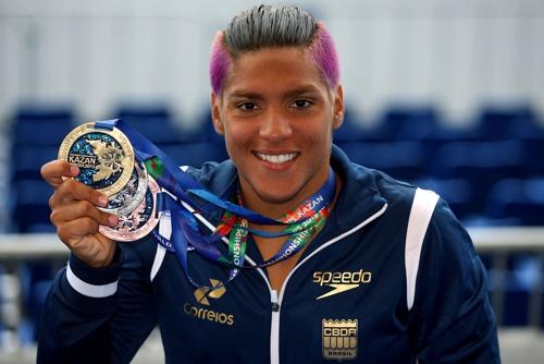 Ana Marcela - ouro 25km, prata em equipe 5km, bronze 10km / Foto: Satiro Sodré / SSPress / CBDA 