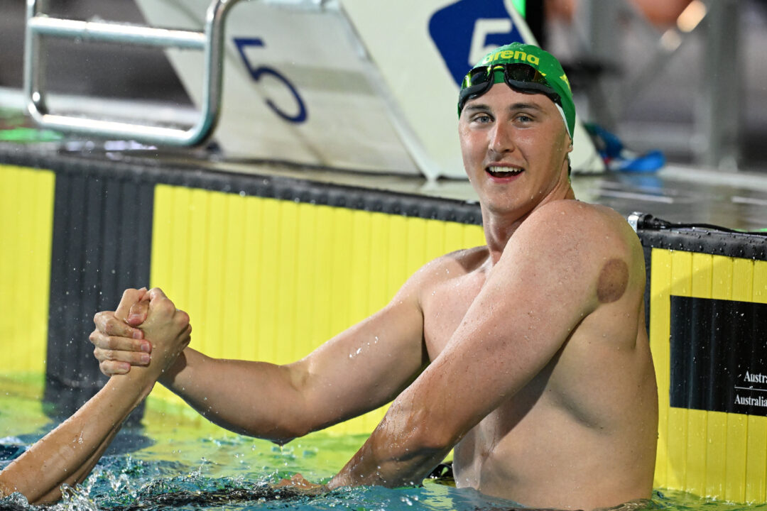 Uma nova referência: McEvoy quebra o icônico recorde mundial dos 50m livres