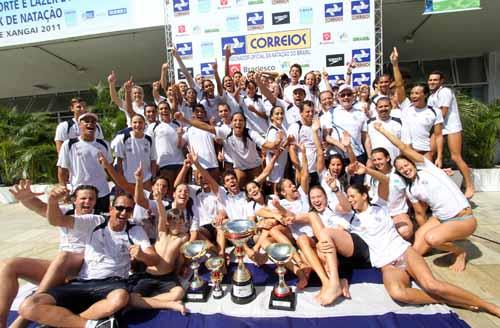 O Minas Tênis Clube sagrou-se campeão depois de 14 anos do Troféu José Finkel de Natação / Foto: Orlando Bento/MTC