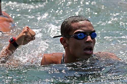 Allan do Carmo, 7º do mundo na distância olímpica / Foto: Satiro Sodré / Divulgação CBDA