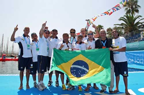 Brasil conquista o título geral de maratonas aquáticas do Mundial de Barcelona / Foto: Satiro Sodré / Divulgação CBDA