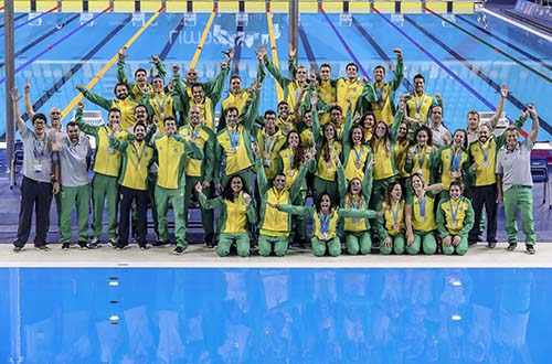 Natação brasileira faz história em Lima com 30 medalhas /  Foto: Wander Roberto/COB