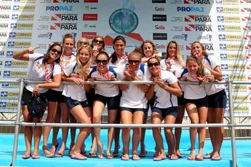 O Brasil conquistou mais um título sul-americano no polo aquático feminino / Foto: Satiro Sodré/AGIF