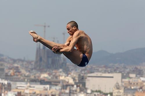 O saltador César Castro começa neste sábado sua trajetória no Mundial de Esportes Aquáticos de Barcelona/ Foto: Satiro Sodré / divulgação CBDA