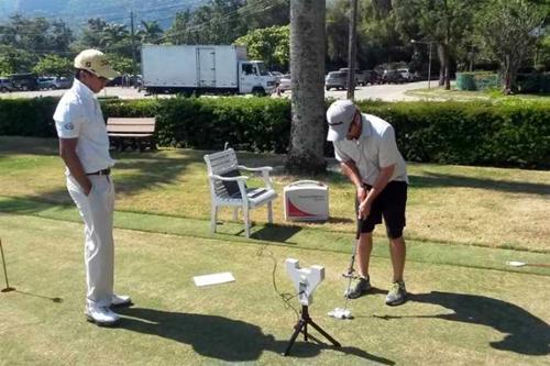 Tecnologia a serviço do golfe: Aparelhos FlightScope X2 e Sam PuttLab permitem que os atletas brasileiros se desenvolvam com os mesmos equipamentos utilizados pelos profissionais de ponta dos Estados Unidos / Foto: CBG / Divulgação