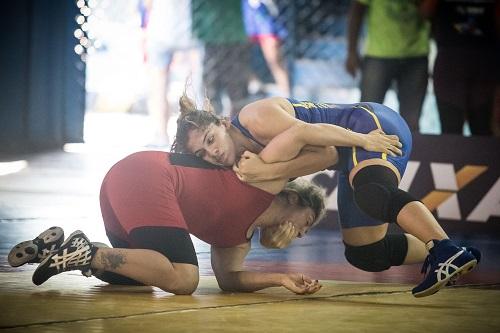 Keila Calaça fica com a medalha de bronze na categoria até 75kg do wrestling feminino na quinquagésima edição da competição cubana / Foto: Divulgação