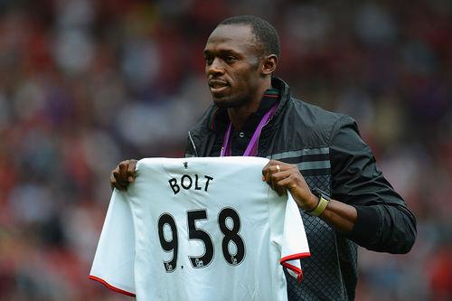 Bolt é fã do United / Foto: Shaun Botterill / Getty Images