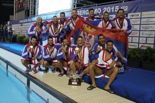 Medalhista de bronze em Pequim 2008 e Londres 20012, a Sérvia confirma presença nos Jogos Rio 2016 / Foto: Giorgio Scala / FINA