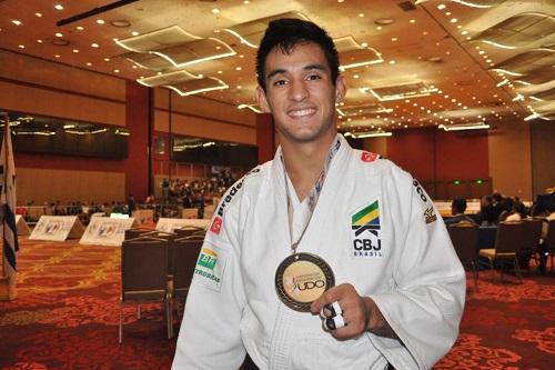 É a segunda medalha internacional do judoca na temporada / Foto: Lara Monsores/CBJ