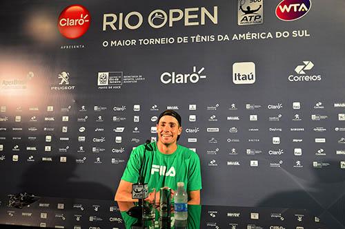 Simpático, John Isner elogiou o Rio e o torneio / Foto: FotoJump